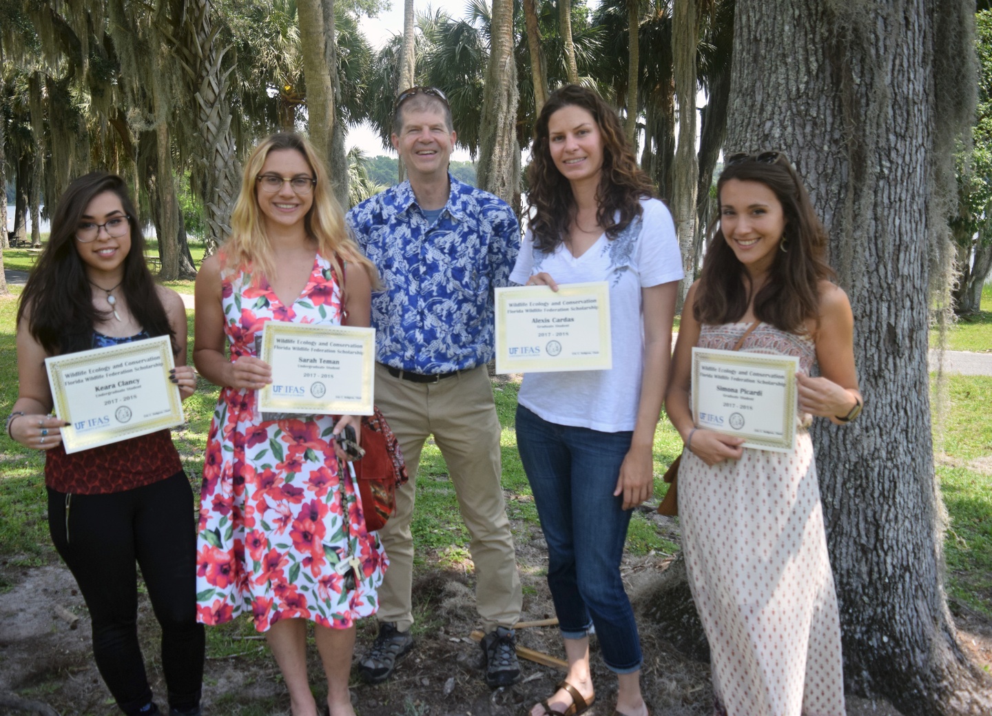 Recipients of the 2018 Graduate and Undergraduate FWF Scholarships