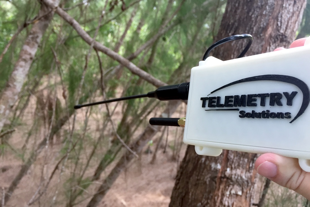 The base station used to connect to our GPS collars in the field.