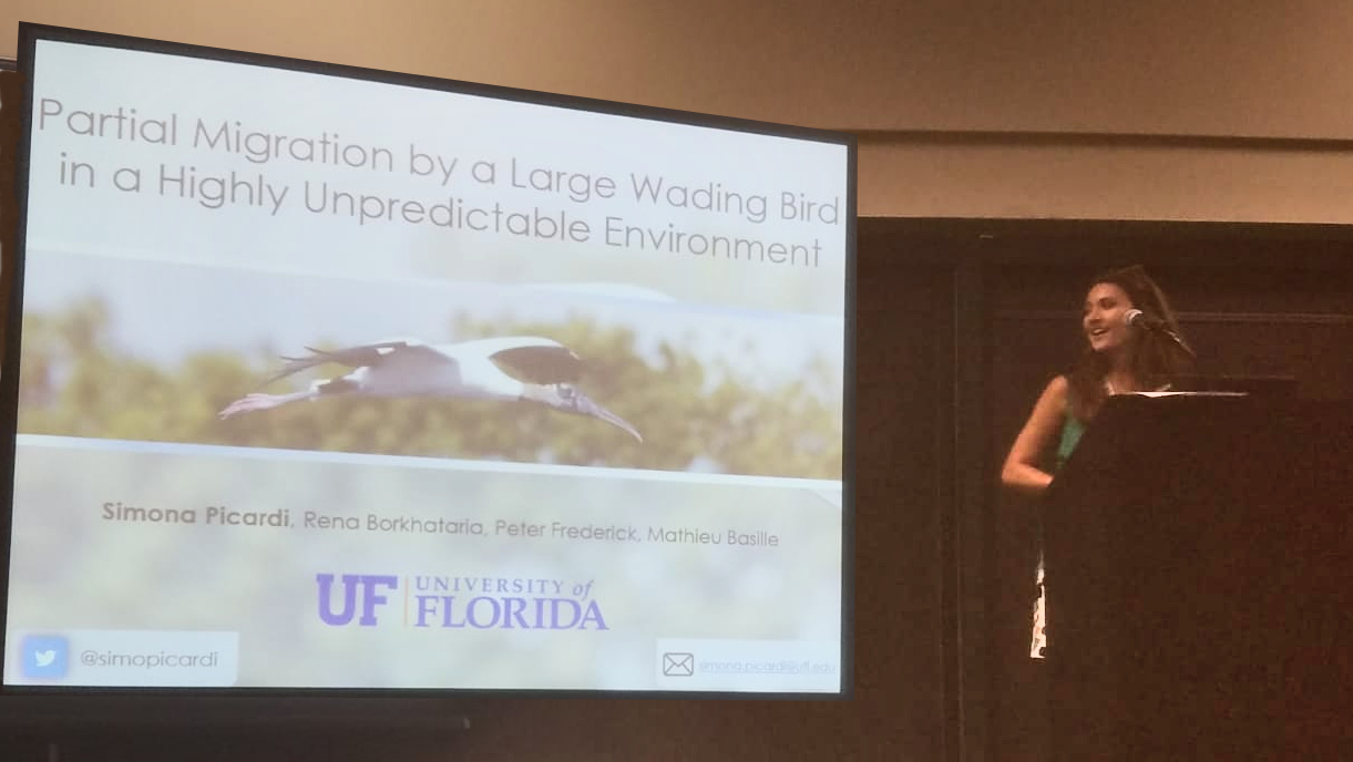 Simona starting her presentation at ESA 2018 in New Orleans.
